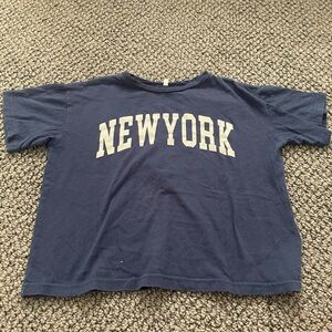 oversized navy blue tee!!!